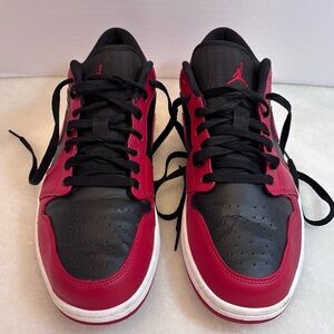 Air Jordan 1 Low Reverse Bred Men’s- 553558-606 Size 11.5